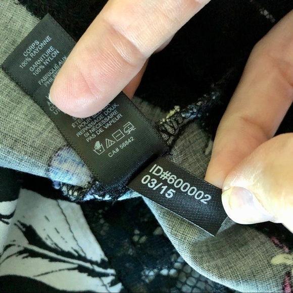 Express Lace Cutout High-Low Floral Dress Size Small Whimsigoth Dark Fairy Sheer - Picture 9 of 10